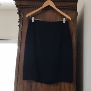 Black work skirt